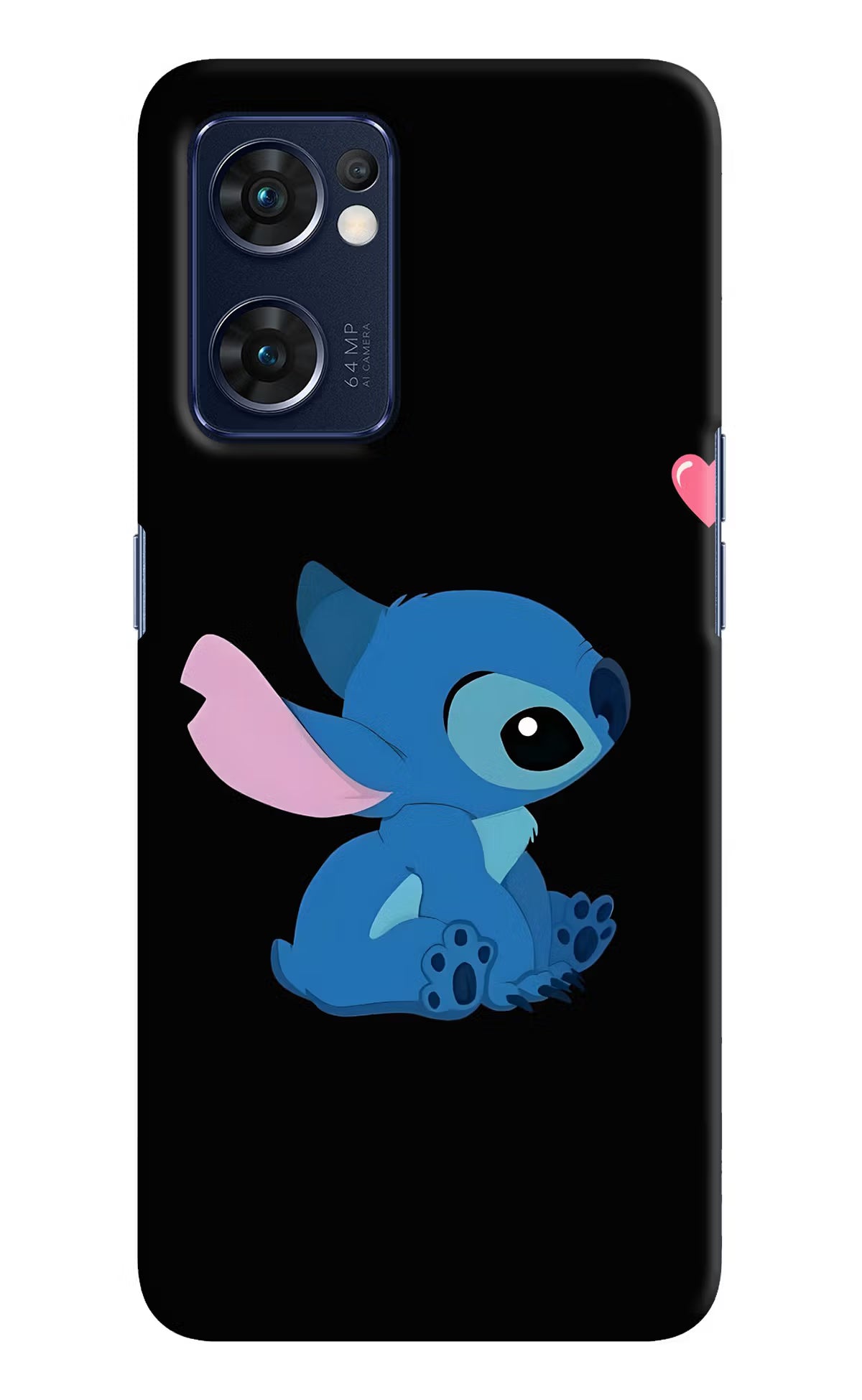 Stitch Crush Oppo Reno7 5G Hard Case Back Cover by Casekaro