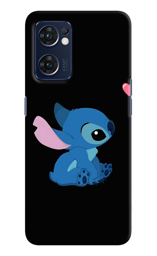 Stitch Crush Oppo Reno7 5G Hard Case Back Cover by Casekaro