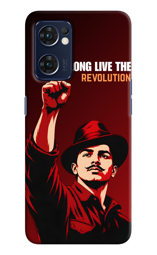 Bhagat Singh Revolution Oppo Reno7 5G Hard Case Back Cover by Casekaro