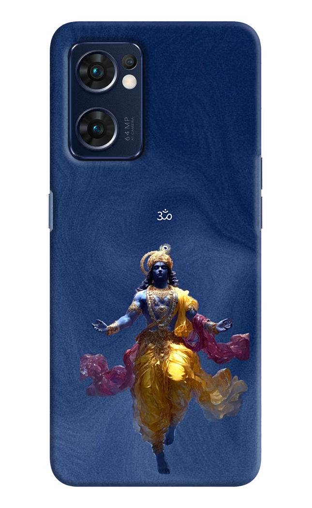 Cosmic Krishna Oppo Reno7 5G Hard Case Back Cover by Casekaro