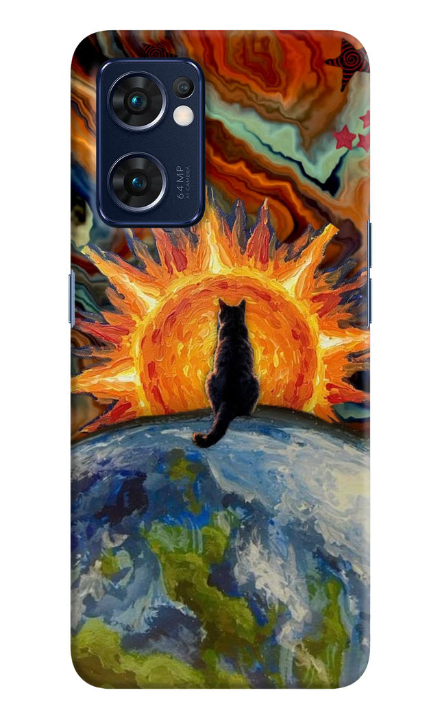 Sunrise Beyond Oppo Reno7 5G Hard Case Back Cover by Casekaro