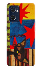 Pop Cat Oppo Reno7 5G Back Cover