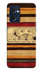 Vinyl Stripes Oppo Reno7 5G Back Cover