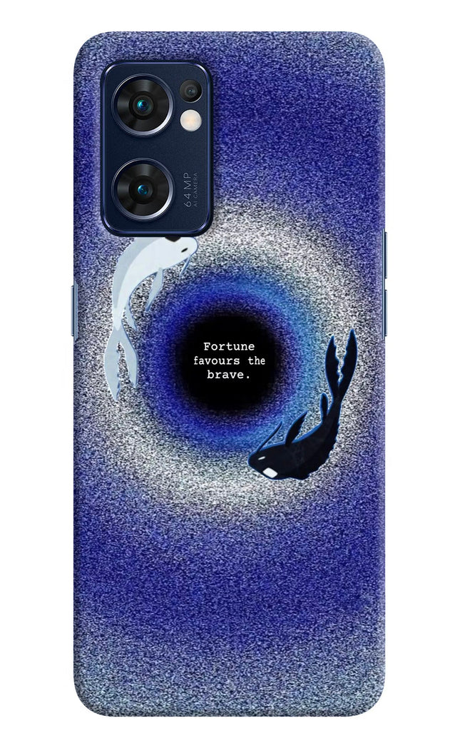 Dark Koi Oppo Reno7 5G Hard Case Back Cover by Casekaro