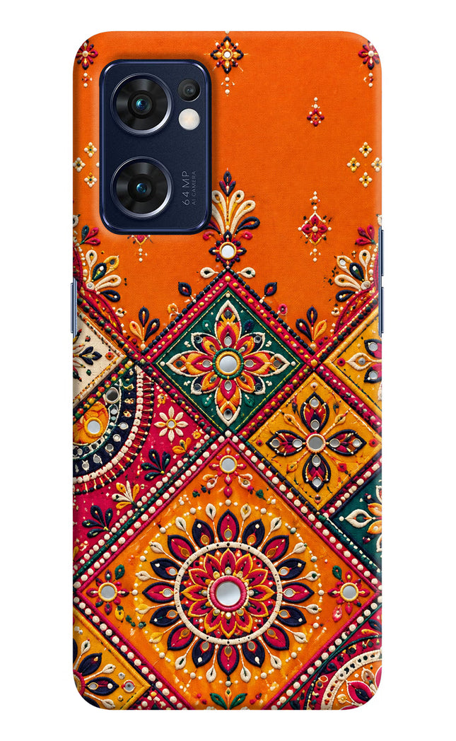 Kutch Glow Oppo Reno7 5G Hard Case Back Cover by Casekaro