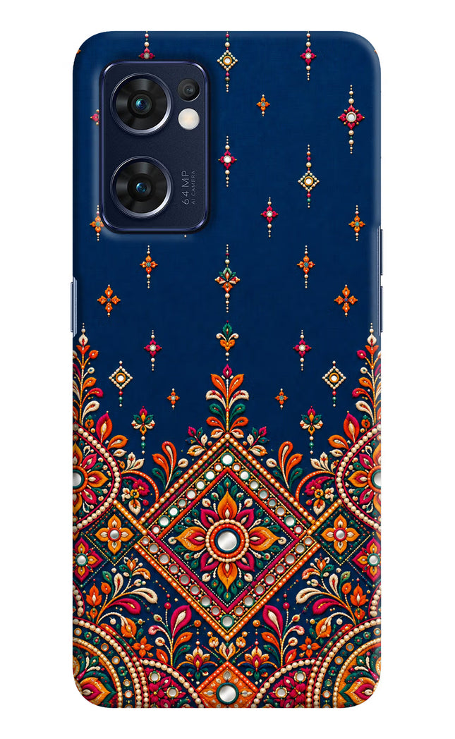 Neel Noor Oppo Reno7 5G Hard Case Back Cover by Casekaro