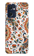 White Mayura Oppo Reno7 5G Back Cover