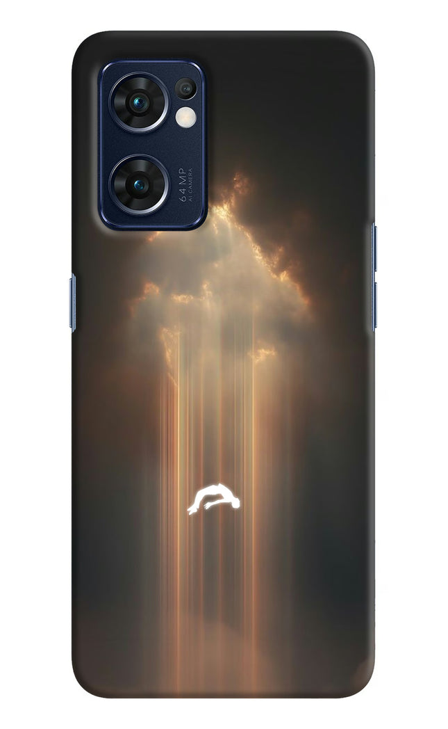 Heavenly Beam Oppo Reno7 5G Hard Case Back Cover by Casekaro
