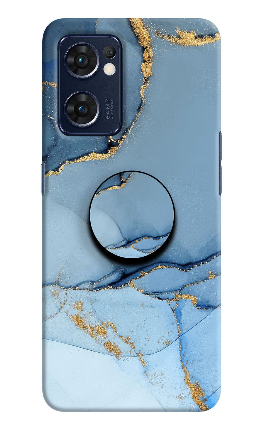 Blue Marble Oppo Reno7 5G Pop Case, Hard case
