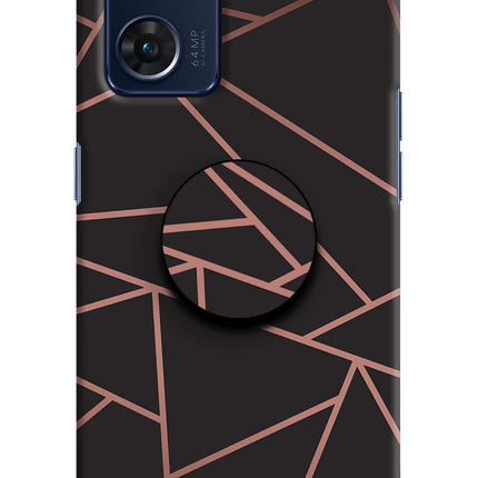 Geometric Pattern Oppo Reno7 5G Pop Case by Casekaro