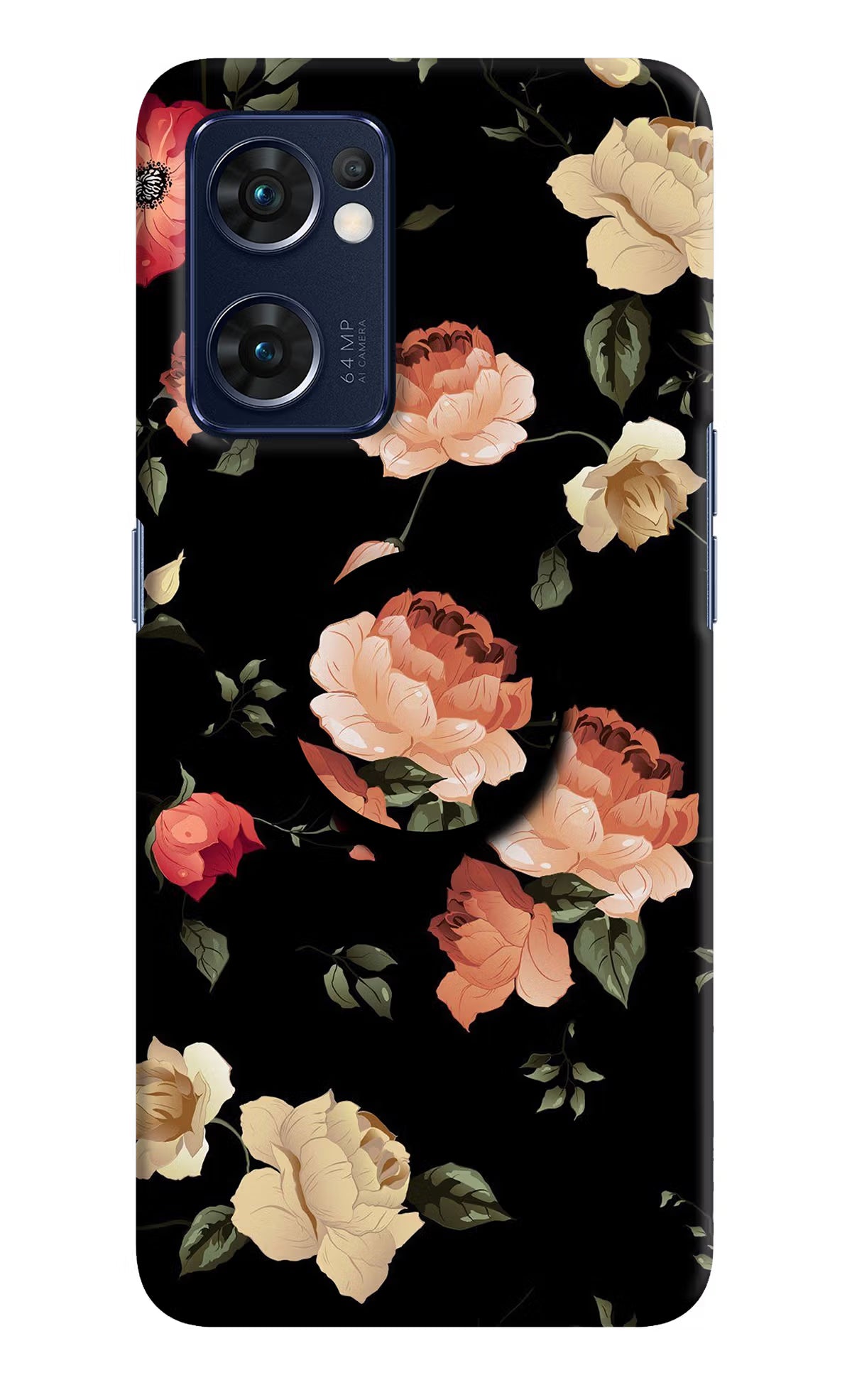 Flowers Oppo Reno7 5G Pop Case by Casekaro