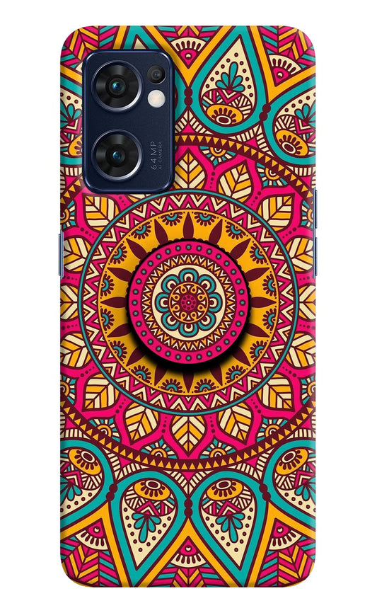 Mandala Oppo Reno7 5G Pop Case by Casekaro