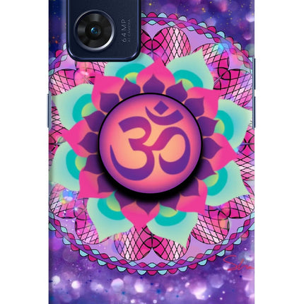 Om Purple Oppo Reno7 5G Pop Case by Casekaro
