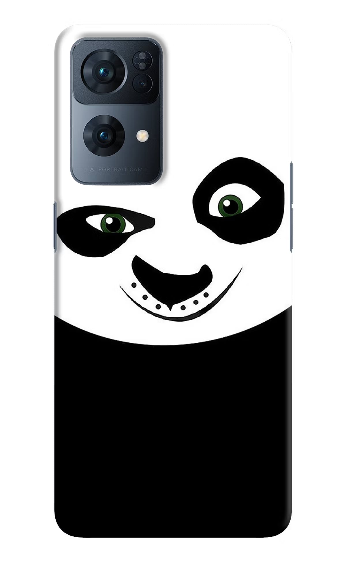 Panda Oppo Reno7 Pro 5G Hard Case Back Cover by Casekaro