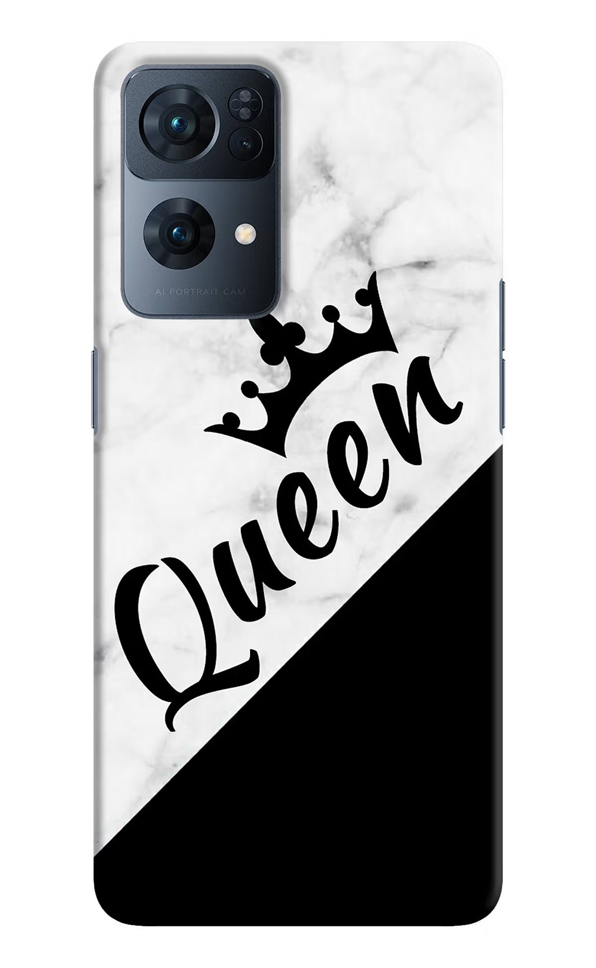 Queen Oppo Reno7 Pro 5G Hard Case Back Cover by Casekaro