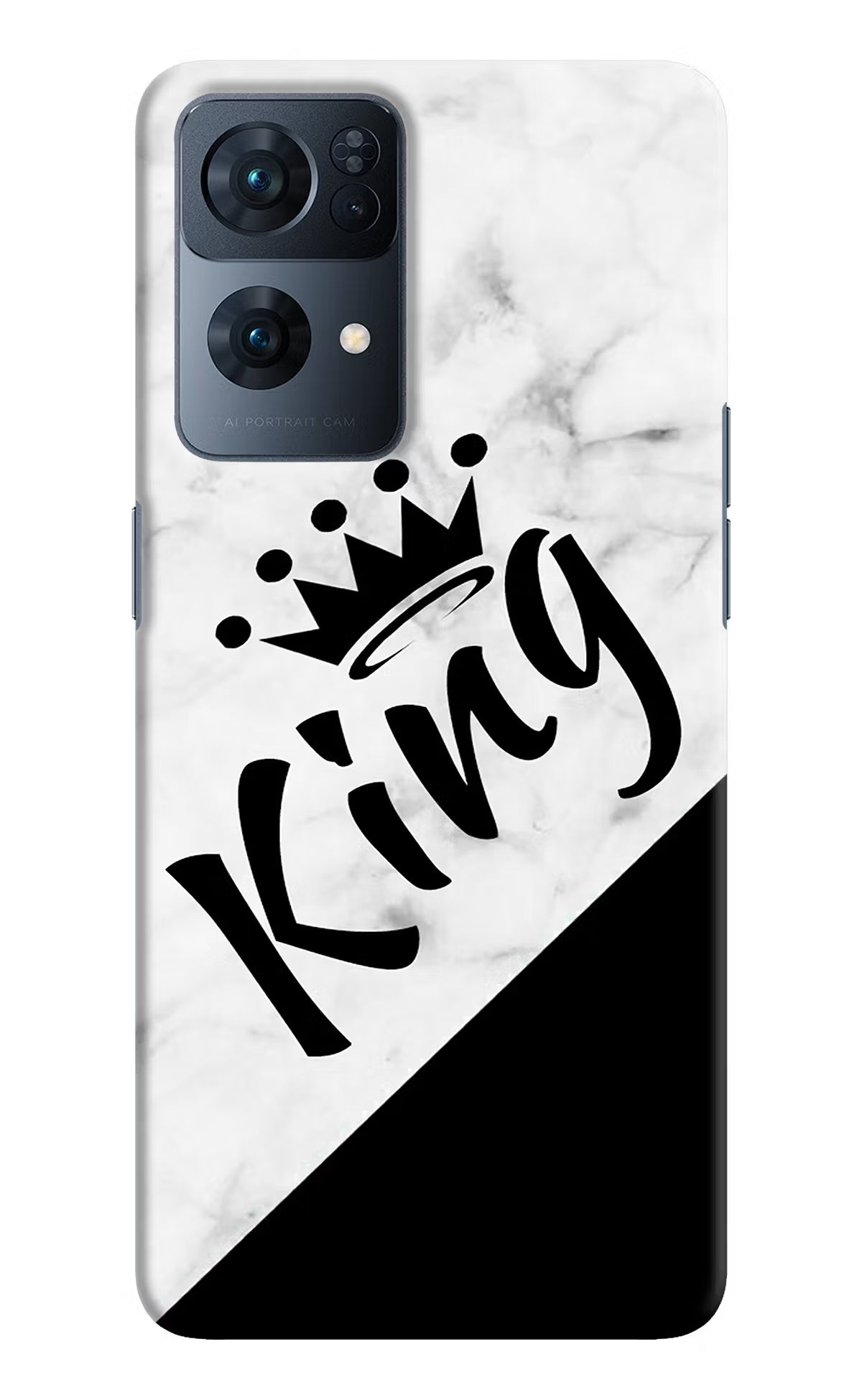 King Oppo Reno7 Pro 5G Hard Case Back Cover by Casekaro