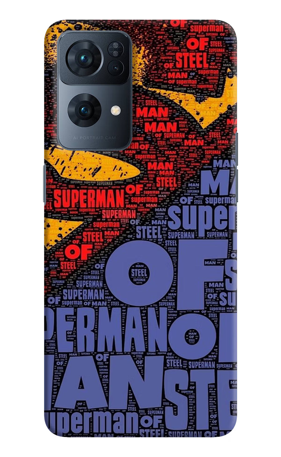 Superman Oppo Reno7 Pro 5G Back Cover, Hard case