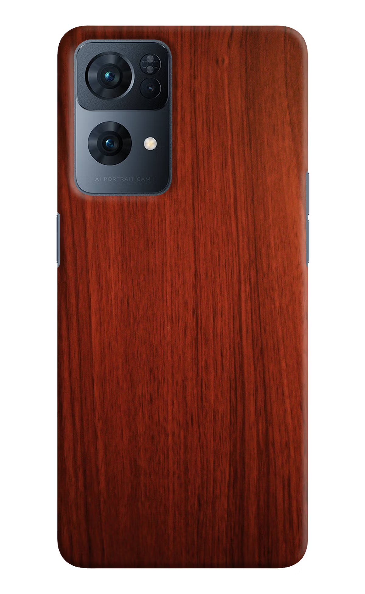 Wooden Plain Pattern Oppo Reno7 Pro 5G Hard Case Back Cover by Casekaro
