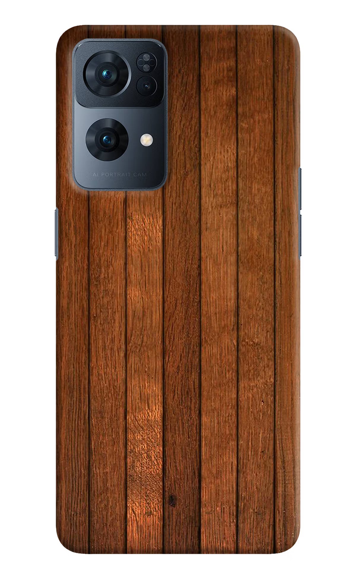 Wooden Artwork Bands Oppo Reno7 Pro 5G Hard Case Back Cover by Casekaro