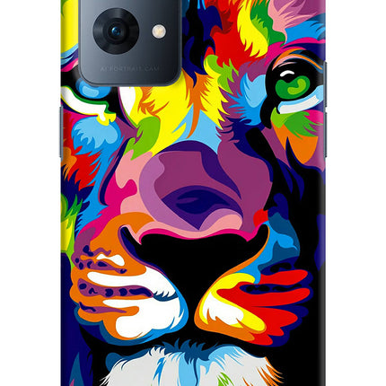 Lion Oppo Reno7 Pro 5G Hard Case Back Cover by Casekaro