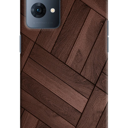 Wooden Texture Design Oppo Reno7 Pro 5G Hard Case Back Cover by Casekaro