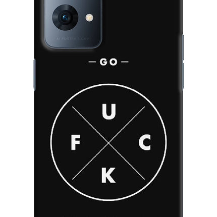 Go Fuck Yourself Oppo Reno7 Pro 5G Hard Case Back Cover by Casekaro