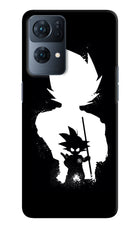 Goku Shadow Oppo Reno7 Pro 5G Hard Case Back Cover by Casekaro