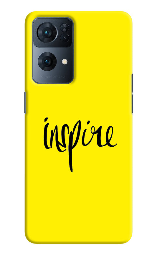 Inspire Oppo Reno7 Pro 5G Hard Case Back Cover by Casekaro