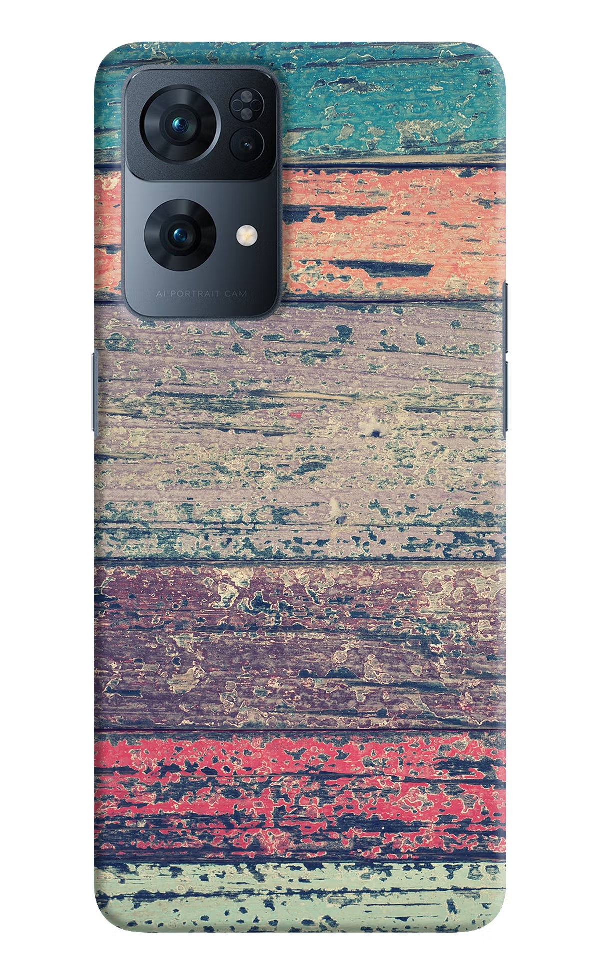 Colourful Wall Oppo Reno7 Pro 5G Hard Case Back Cover by Casekaro