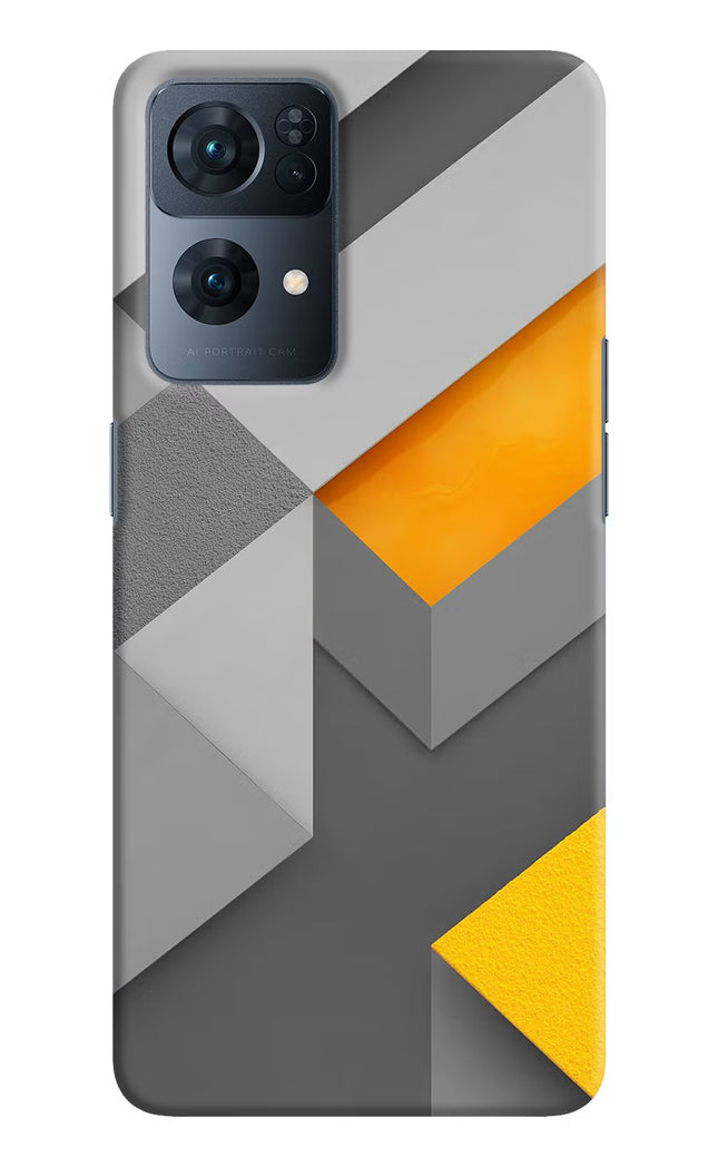Abstract Oppo Reno7 Pro 5G Hard Case Back Cover by Casekaro