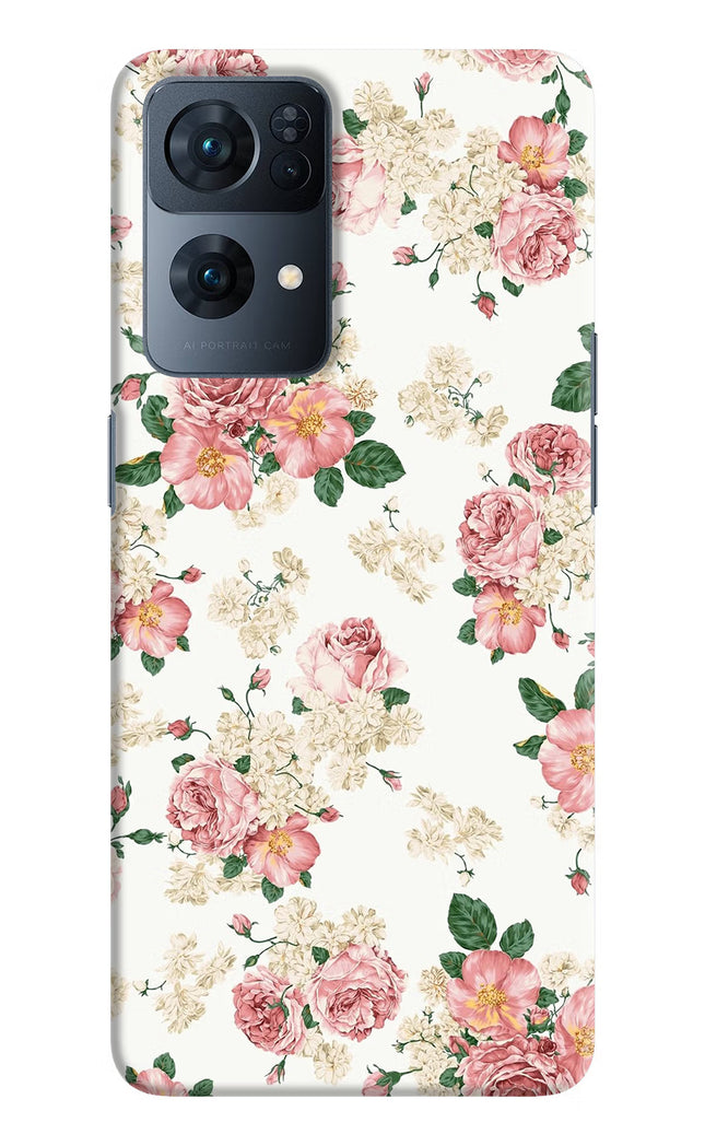 Flowers Oppo Reno7 Pro 5G Hard Case Back Cover by Casekaro