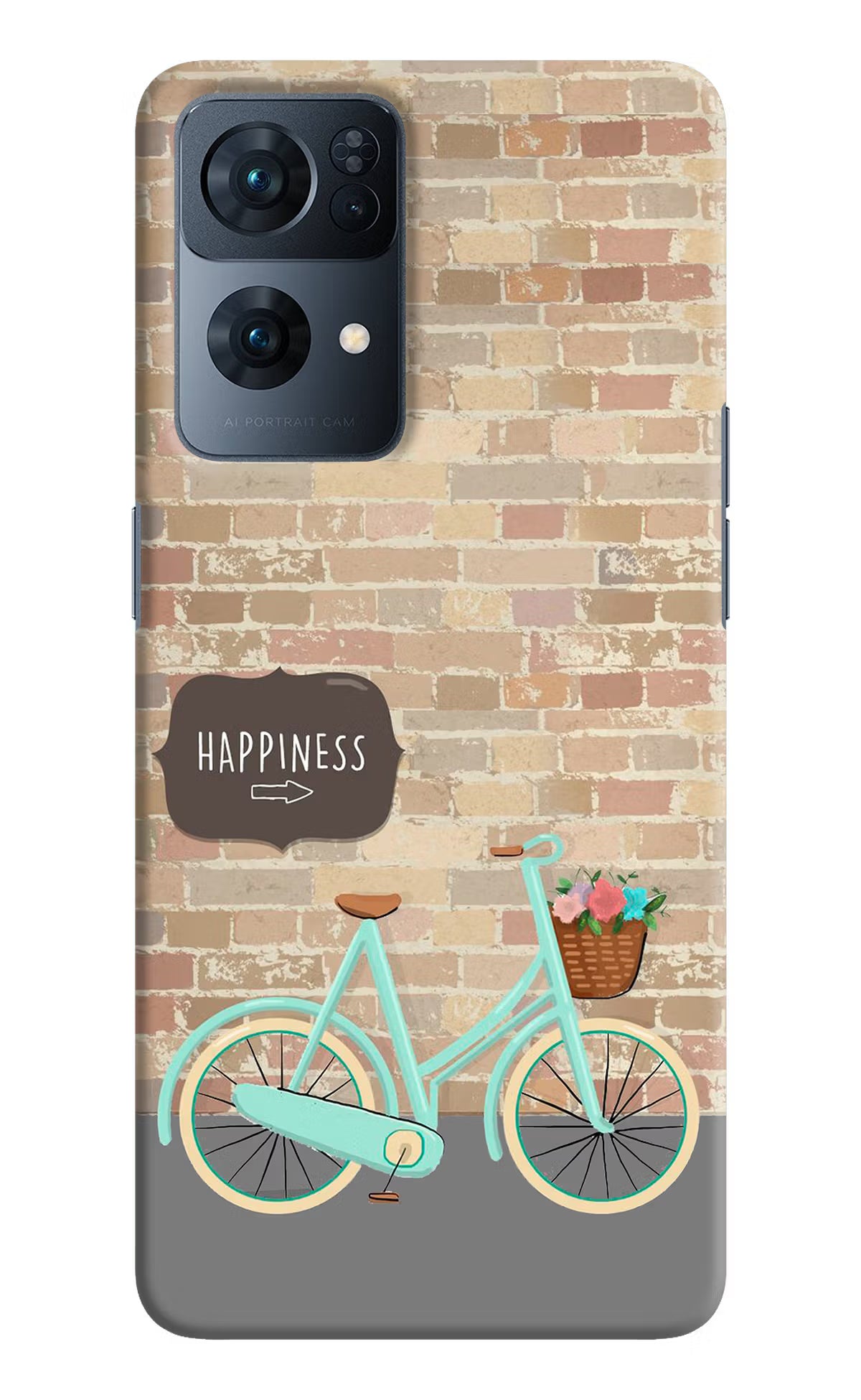 Happiness Artwork Oppo Reno7 Pro 5G Hard Case Back Cover by Casekaro
