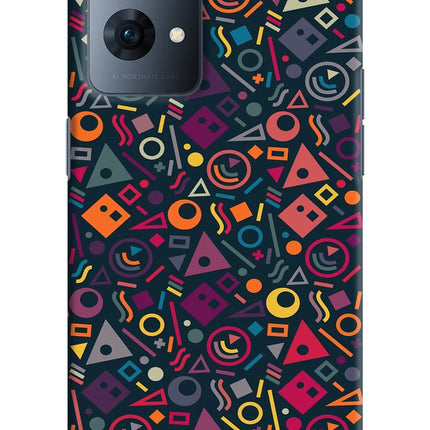 Geometric Abstract Oppo Reno7 Pro 5G Hard Case Back Cover by Casekaro