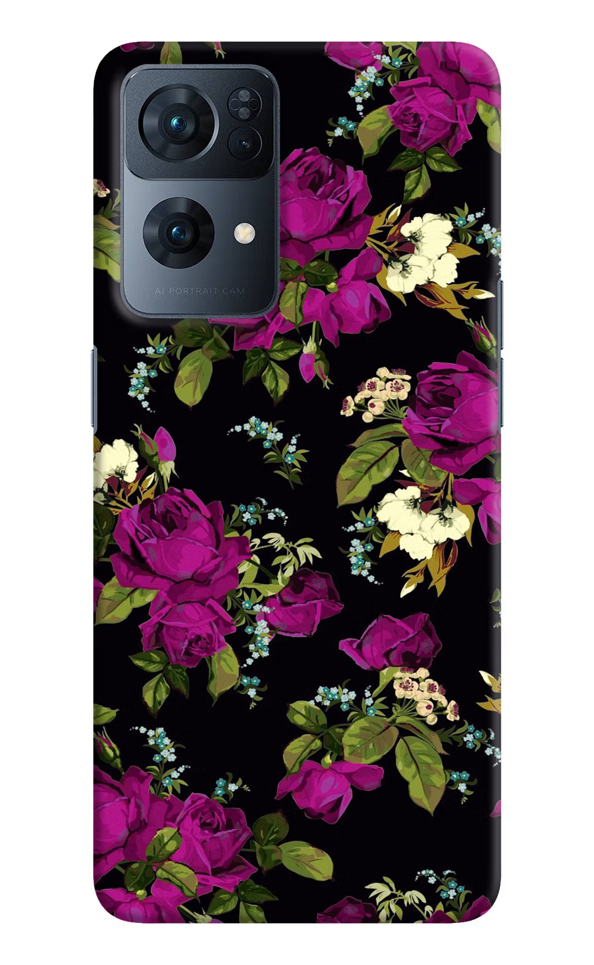 Flowers Oppo Reno7 Pro 5G Hard Case Back Cover by Casekaro