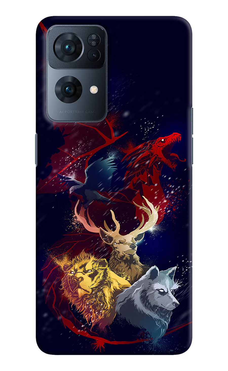 Game Of Thrones Oppo Reno7 Pro 5G Back Cover, Hard case