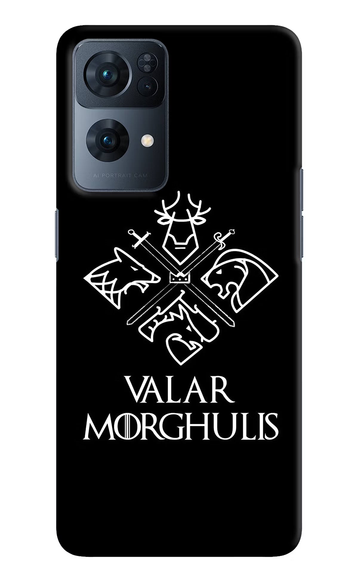 Valar Morghulis | Game Of Thrones Oppo Reno7 Pro 5G Hard Case Back Cover by Casekaro