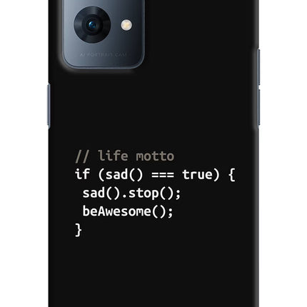 Life Motto Code Oppo Reno7 Pro 5G Hard Case Back Cover by Casekaro