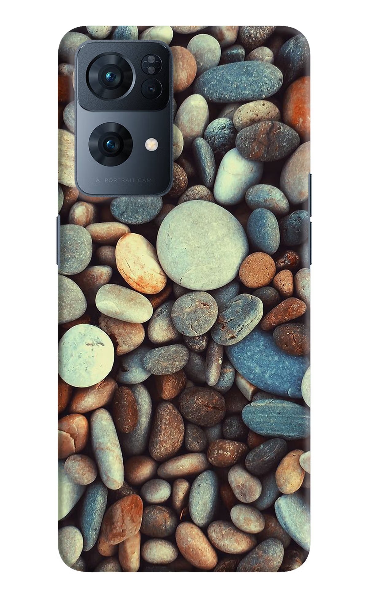 Pebble Oppo Reno7 Pro 5G Hard Case Back Cover by Casekaro