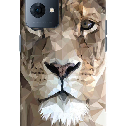 Lion Art Oppo Reno7 Pro 5G Hard Case Back Cover by Casekaro