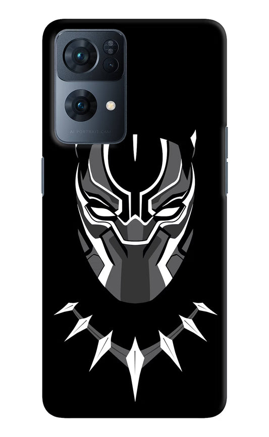 Black Panther Oppo Reno7 Pro 5G Hard Case Back Cover by Casekaro