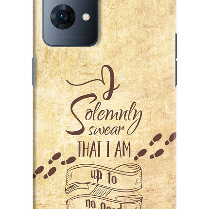 I Solemnly swear that i up to no good Oppo Reno7 Pro 5G Hard Case Back Cover by Casekaro