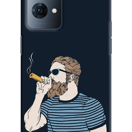 Smoking Oppo Reno7 Pro 5G Hard Case Back Cover by Casekaro