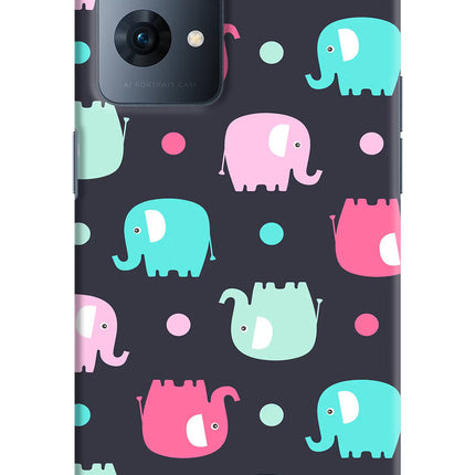 Elephants Oppo Reno7 Pro 5G Hard Case Back Cover by Casekaro