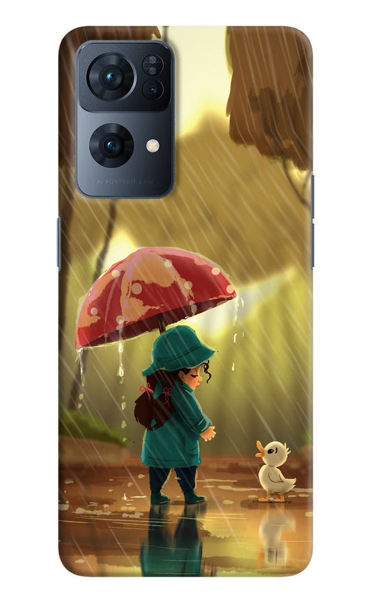 Rainy Day Oppo Reno7 Pro 5G Hard Case Back Cover by Casekaro