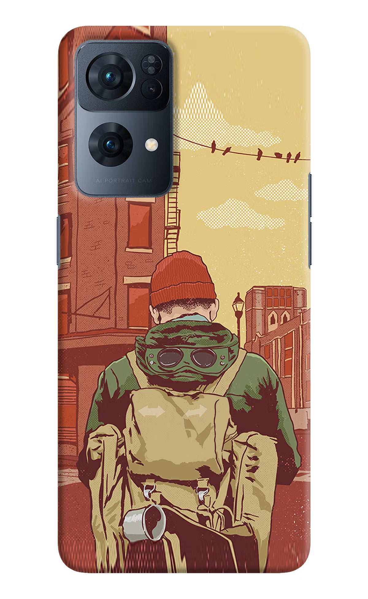 Adventurous Oppo Reno7 Pro 5G Hard Case Back Cover by Casekaro