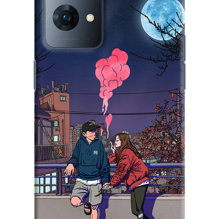 Chilling Couple Oppo Reno7 Pro 5G Hard Case Back Cover by Casekaro