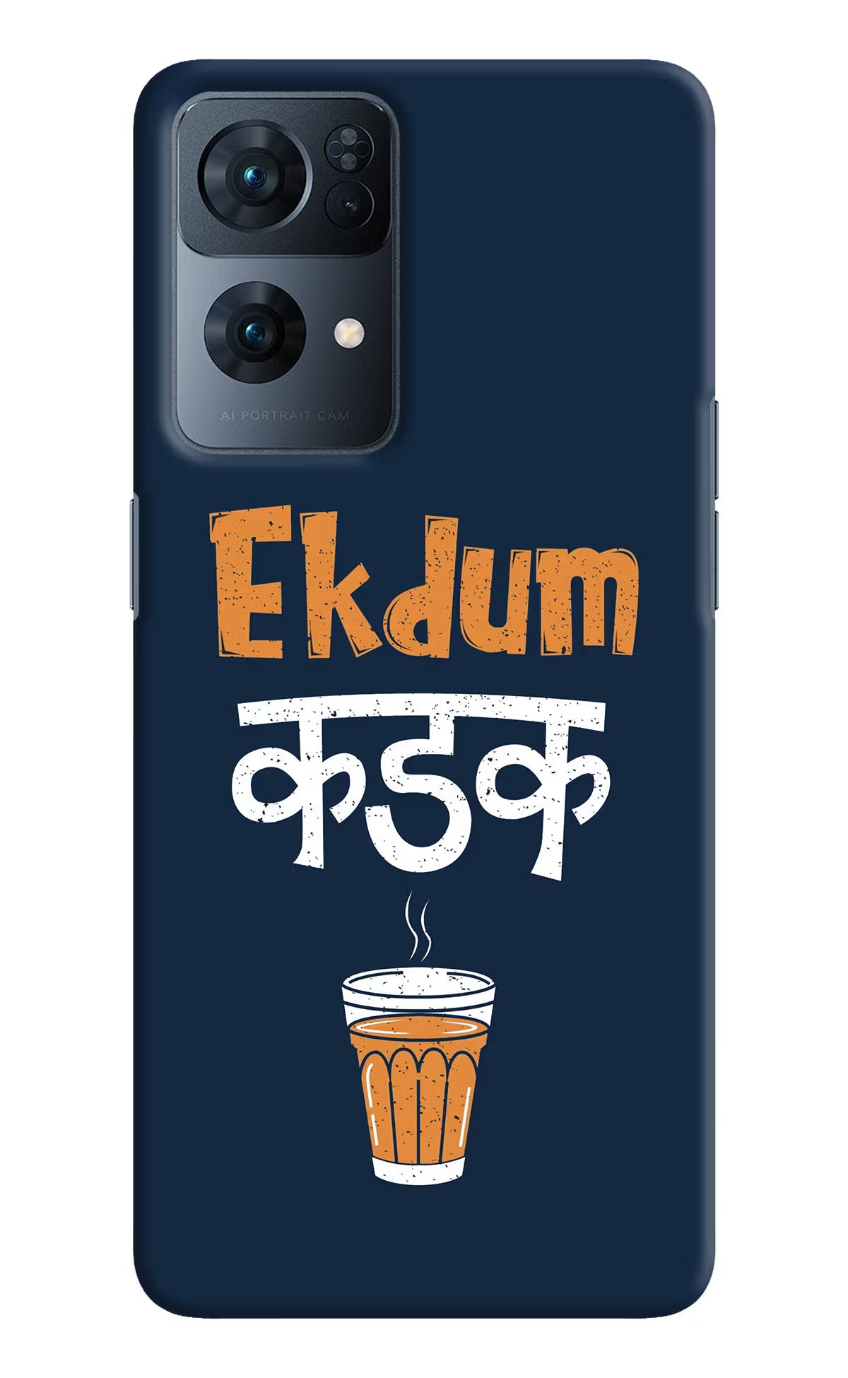 Ekdum Kadak Chai Oppo Reno7 Pro 5G Hard Case Back Cover by Casekaro