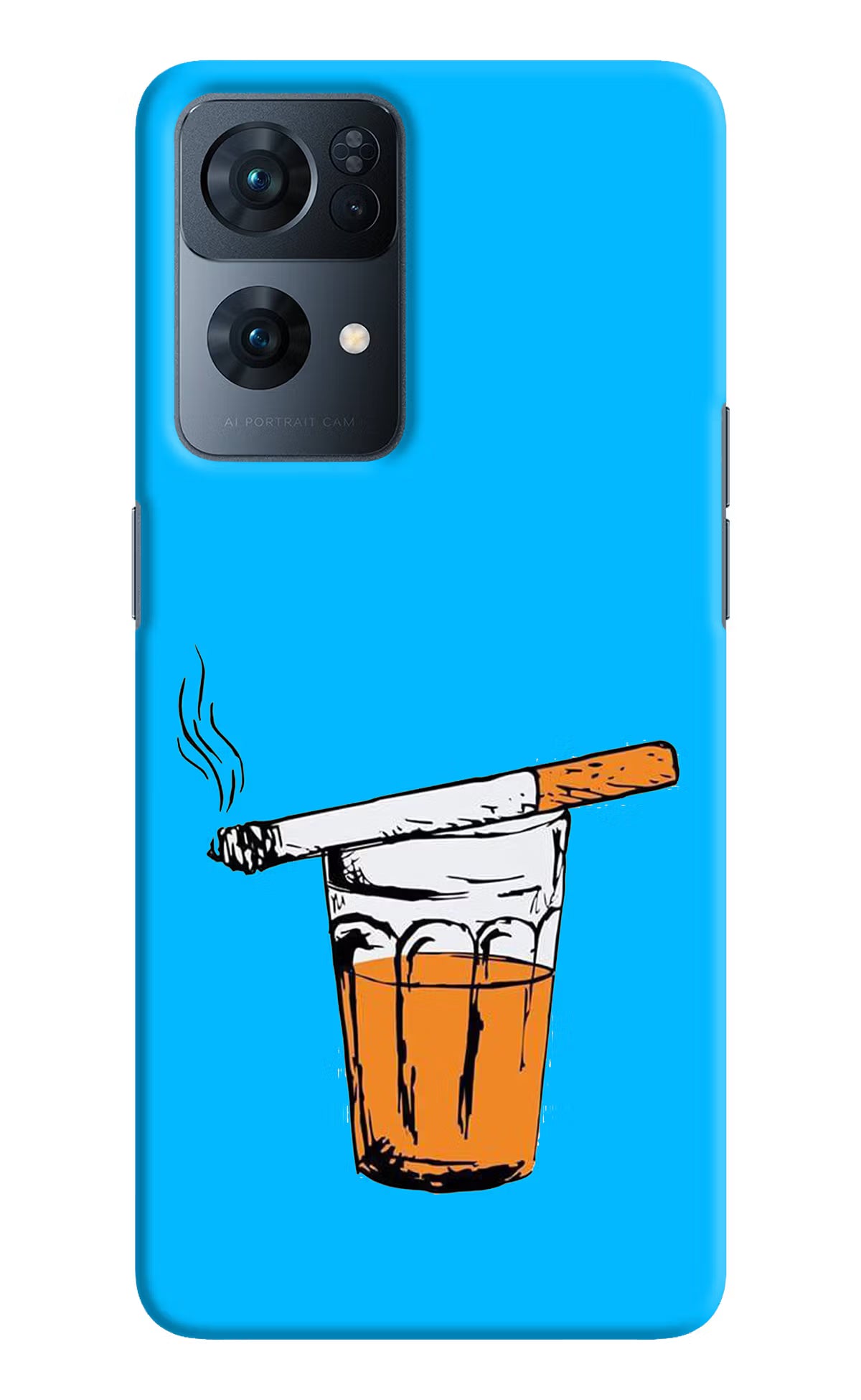 Chai Sutta Oppo Reno7 Pro 5G Hard Case Back Cover by Casekaro