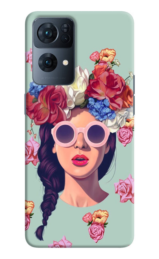 Pretty Girl Oppo Reno7 Pro 5G Hard Case Back Cover by Casekaro