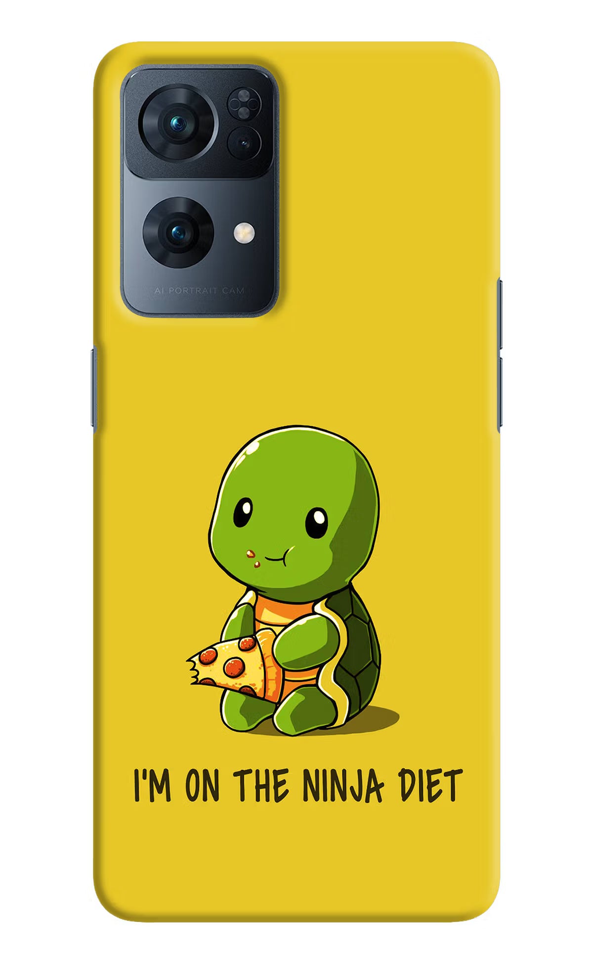 I'm on Ninja Diet Oppo Reno7 Pro 5G Hard Case Back Cover by Casekaro